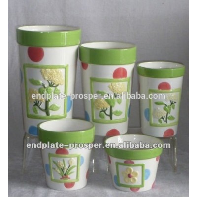 Ceramic Flower Pot Set