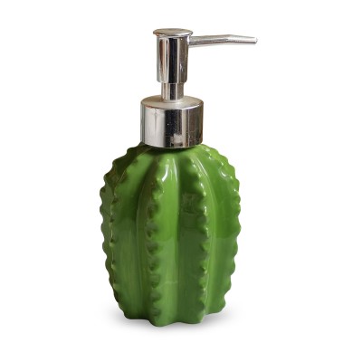 Bathroom Soap Dispenser Ceramic Hot Sale Cactus Design Foam Soap Dispenser