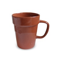 Terracotta Mug Good Quality Stoneware Milk Mug with handle Terracotta Coffee Mug