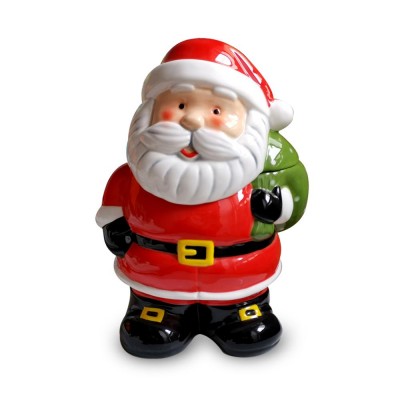 Christmas Ceramic Santa Claus Cookie Jar